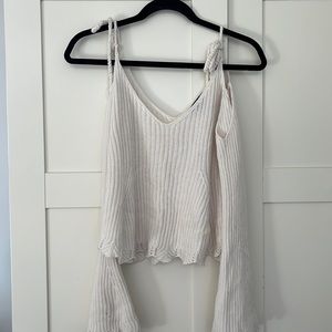 Cut Out Sweater, Cream